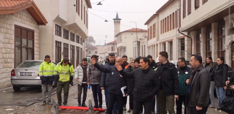 Vali Masatlı, Kurtuluş Caddesi’nde İncelemelerde Bulundu