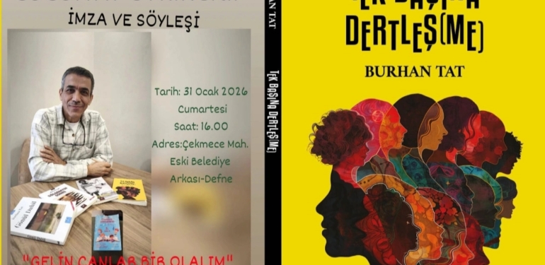 Antakyalı Yazar Burhan Tat Okurlarıyla İmza Gününde Buluşuyor