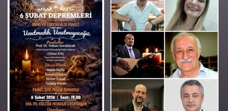 6 Şubat Depremleri Yenikent’te Panel, Şiir ve Müzikle Anılacak