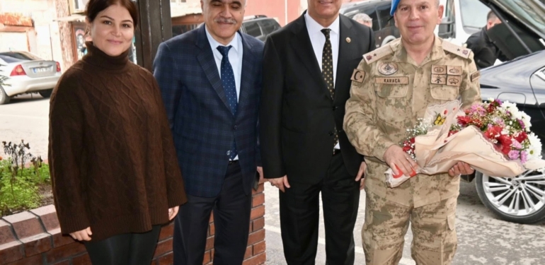 Hatay Jandarma Komando Tugay Komutanı Karaca Belen Belediyesi’nde
