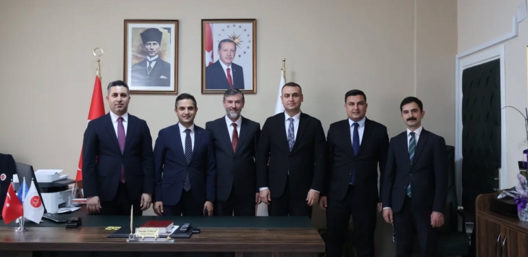Mülki İdare Amirlerinden Müftü Topçu’ya Hayırlı Olsun Ziyareti