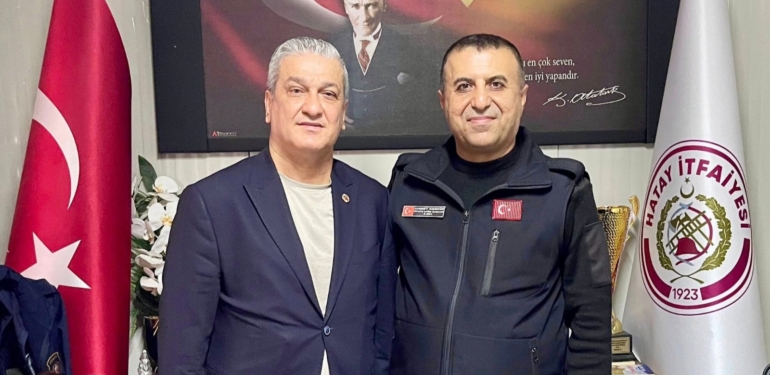 Belen Belediye Başkanı Gül’den İtfaiye Personeline Moral Ziyareti